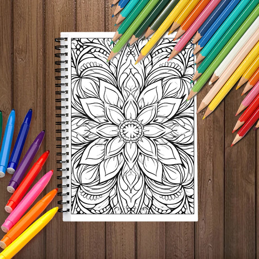 Mandala Colouring for Calm: A Therapeutic Journey to Inner Peace